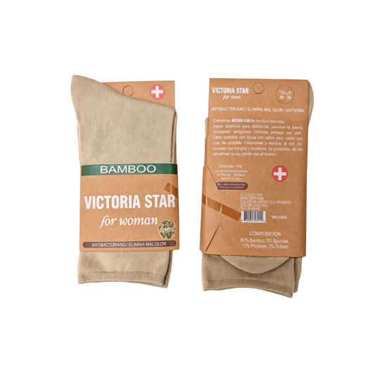 Calcetines de mujer bambú Victoria star