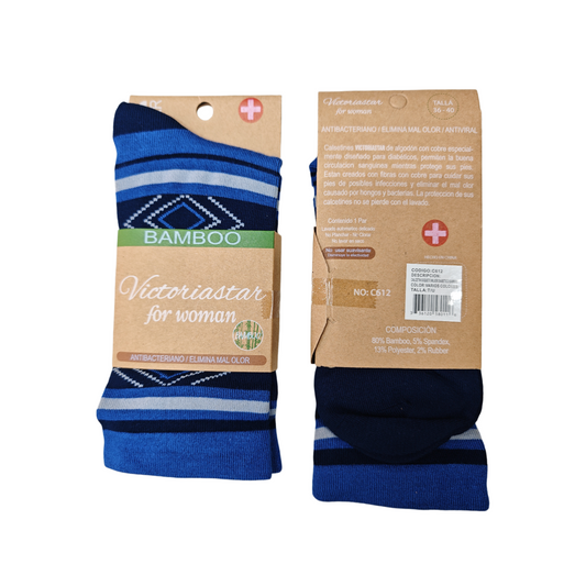 Calcetines de mujer bambú Victoria star