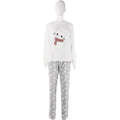 Pijama Térmica de Invierno para Mujer - Conjunto de Felpa Suave y Calientita, 2 Piezas, Diseños de Animales con Pantalón, Tallas S-XL